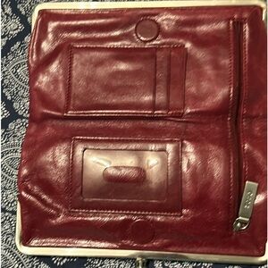 Red hobo wallet